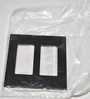 019-80309 Snap Plate Decora Gang Black Wall Leviton Kit 2