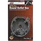 31656 031857163853 Gam-pak Round Outlet Box Weatherproof Boxes