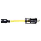 Voltec-04-00093 04-00093 Voltec Yellow Outdoor Extension Cord 803058000936
