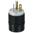 05466-00c Leviton Straight Blade Grounding Plug Black 078477844601