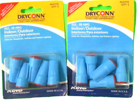 62110 10 Count New Dryconn Waterproof Connectors #22-#8 Awg Indoor Outdoor