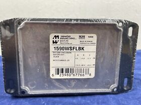 1590wsflbk Hammond Black Die Cast Enclosure 110 X 82 44