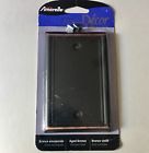 163bdb Amerelle Centrury Aged Bronze Steel Single Blank Wallplate 070686579336