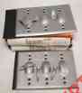 216-3ls 3 Cover Two Plate Bell 459l Switch 2 Gang Grey