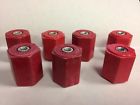 2165-1b Glastic Red Standoff Hex Apple Threaded Electrical Insulator Lot Of