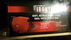 21702008 Ironton Retractable Electrical Extension Cord Reel Triple Tap