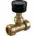 24438 Sharkbite Brass Push-to-connect Tee With Water Pressure Gauge 3 4 697285244382