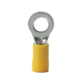 15-107 25 Packs Of 15 12 10 Awg #12 1/4 Stud Size Vinyl-insulated Ring Terminals