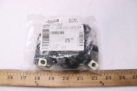 F83261 25-pk Fast Serv Standard Cable Clamp Vinyl Coated Steel 3/8inch X 1/2inch