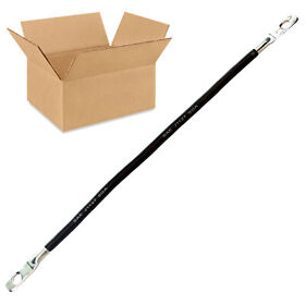 Eb-205704-025 25pc 6 Gauge Awg 12inch Golf Cart Battery Cable 5/16inch Lugs Zinc Plated
