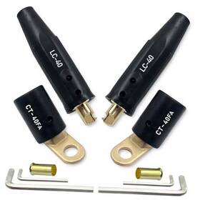 Ct-40fa 2pcs Ct40-fa Lc40 Male Cable Connector Welding Terminals And Lc-40 Connectors Welder
