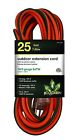 Gg-13725 - 3 Gogreen 25ft Sjtw Ends Outdoor Power Lighted Extension 16 Cord