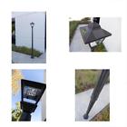 404091 Truepower Cast Aluminum Solar Powered Cob Led Streetlight 671839411659