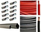 40awg-10b-10r-10lugs-3hs1 Windynation Gauge Awg Red Or Black Welding Battery Cable Lugs