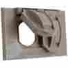 4181-1 Teddico Bwf 5180-5 Grey Horizdplx Snapcover Standard Receptacle Plates 087115041814