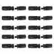 44020358 Fafada 10 Pairs Mc4 Male Female M F Solar Panel Cable Connectors Photovoltaic C