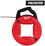 48-22-4195 Milwaukee Fish Tape With Flexible Metal Leader Polyester Electrical Tools