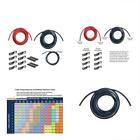 4g8b8r4lug5164lug381hs12gck Windynation Gauge Awg Power Inverters Feet Black Red Battery Cable