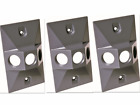 5189-2 Hubbell Bell Three Hole Weatherproof Cover Rectangular Cluster 050169518922