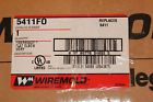5411fo Lot Wiremold Ready 3 Fiber Elbow Flat Box Ivory -