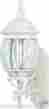 60 888 Nuvo Arm Up Wall Lantern With Clear Beveled Panels White Large Locgar