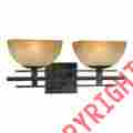 Am-g-209 6272-357 Minka Lavery Iron Oxide 2 Light Bathroom Vanity