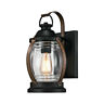 63351 Westinghouse Canyon Outdoor Wall Mount Lantern Textured Black 024034633515
