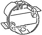 7120 Hubbell Electrical Box Ceiling Fan Saddle Plastic 050169071205