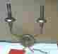 8052sa-000 Ansley Capital Lighting 2 Light Candle Like Wall Sconce Fixture