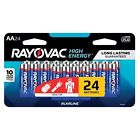 815-24ltj Rayovac Aa Alkaline Batteries Volts Set Of 012800520053