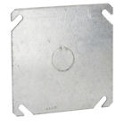 8753 Hubbell Raco Square Blank Box Cover With Knockout