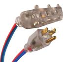 Voltec-99100pb 99100pb Voltec Sjeow Extreme Triple Tap Extension Cord 044882700214