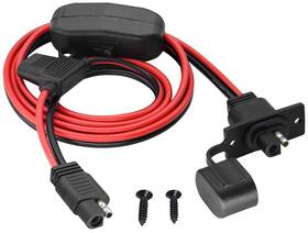 Sae-0006 Aaotokk Sae To Solar Power Outlet Sidewall Port Cable 12awg Weatherproof Quic