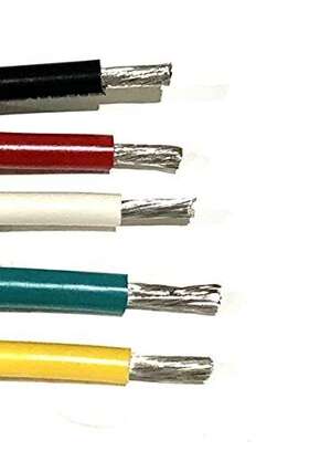Acdc Wire And Supply 681087978873 Ac/dc 8 Awg Gauge Marine Tinned Copper Battery Cable Boat Wir