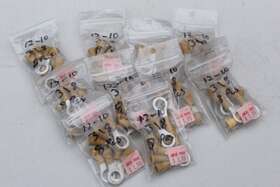 34546 Ace Qty Of 80 Ring Terminals 12-10 Ga. 5/16 Inch -3/8 Stud 600v Max