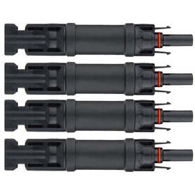 Acopower 15a 4 Pair Pv In-line Diode Solar Panel Cable Connector
