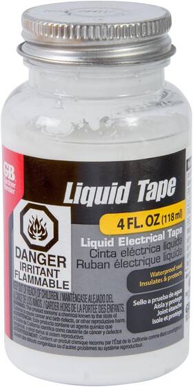 Actuant 445012039076 Gardner Bender Ltw-400 4oz Wht Liq Elec Tape 4 Oz Bottle White Fl