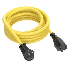 Adcaudx 975008760901 15-ft 12awg 90-degree 15amp To 20amp Extension-cable Right-angle 15 Amp House