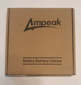 Wa-jda-l04900 Ampeak 4 Awg 3 Ft Safety Battery Cables