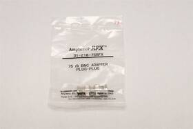 Amphenol Rfx 31-218-75rfx Rf Bnc Adapter Plug-plug Lot Of 3