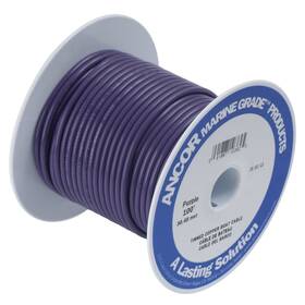 102710 Ancor 091887103625 Tinned Copper Wire 16 Awg 1mm2 Purple - 100ft