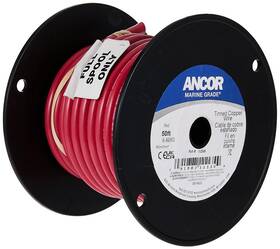 Ancor 091887111354 112505 Tinned Copper Wire 6 Awg 13mm2 Red - 50ft