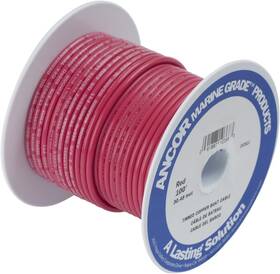 115502 Ancor 1 Awg Marine Battery Cable Red 25 Ft Tinned Copper High Flex