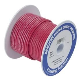 106802 Ancor Marine Grade 091877106995 Electrical Primary Tinned Copper Boat Wiring 12-gauge Red 25-feet
