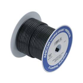 111010 Ancor Marine Grade Tinned Copper Wire 8 Awg 8mm2 Black - 100ft