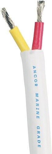 124999 Ancor Marine Grade Products 000 Safety Duplex Cable 18/2 Awg 2 X 0.8mm2 Flat - 1000ft