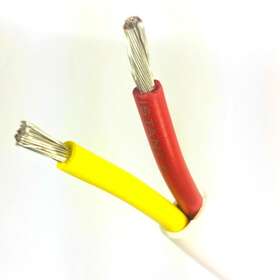 2-duplex-red Ancor Wire & Cable 12/2-duplex-red/black 12/2 Awg Gauge Marine Tinned Copper Duplex Red / Yellow Boat