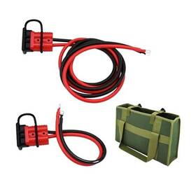Asc35-10 Aquasteel 175a Battery Quick Disconnect Connector With 9 Red 7ft 2ft 6awg