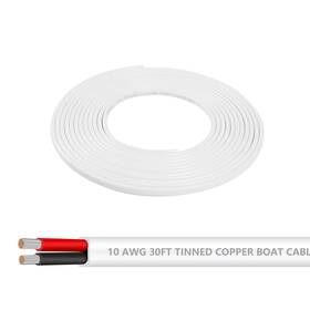 Cx01 Arpadamo 10 Gauge Marine Wire Awg 30ft Duplex Grade Tinned Copper Boat