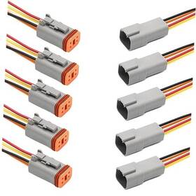 Atmlcoer Alc014 Deutsch Dt 4 Pin Connector Way Automotive Waterproof 5 Pairs